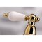 Kingston Brass KS3272PLBS Restoration 8" Bridge Kitchen Faucet W/Sprayer, Brass KS3272PLBS - alternate 6